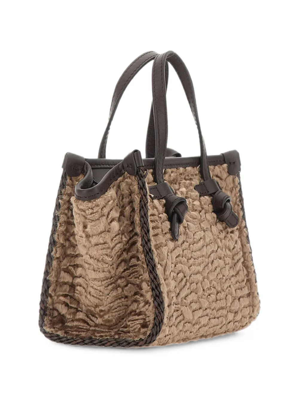 GIANNI CHIARINI Miss Marcella shopper met textuur Beige