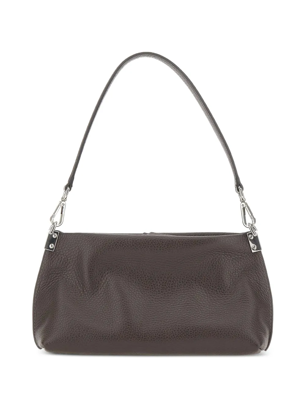 GIANNI CHIARINI Fanny leren schoudertas met textuur Bruin