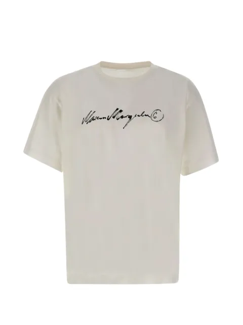 MM6 Maison Margiela signature-print T-shirt