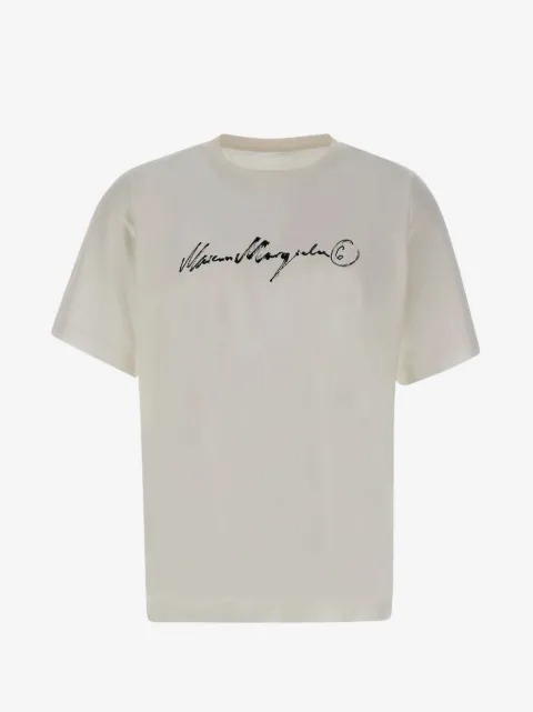 MM6 Maison Margiela signature-print T-shirt