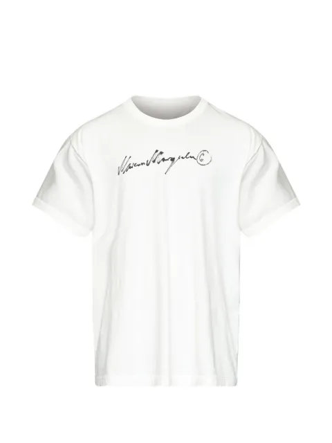 MM6 Maison Margiela camiseta con estampado de firma
