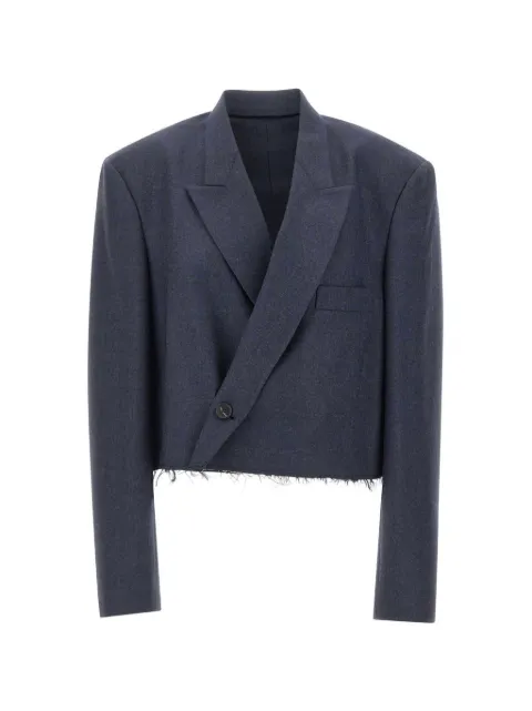 MM6 Maison Margiela chaqueta con doble botonadura