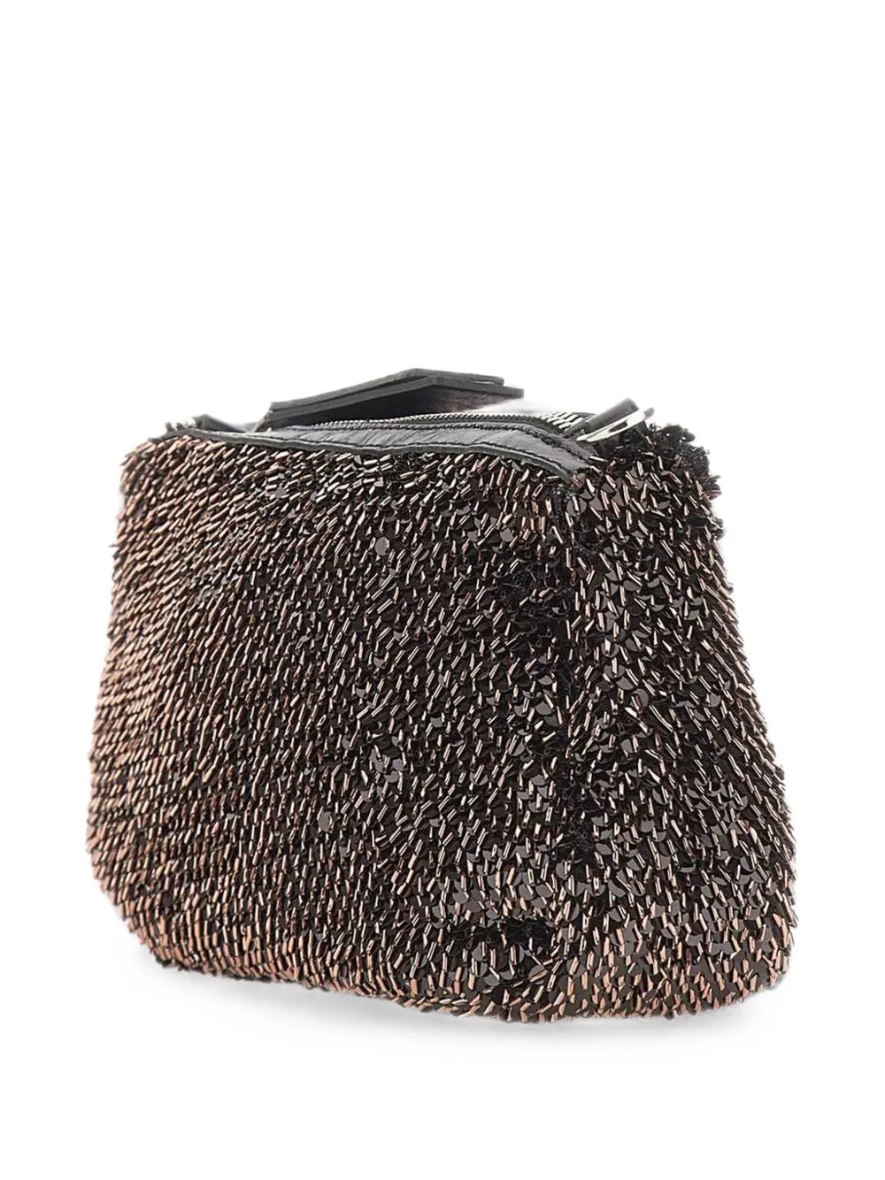 GIANNI CHIARINI Nora Pouch clutch met pailletten Bruin
