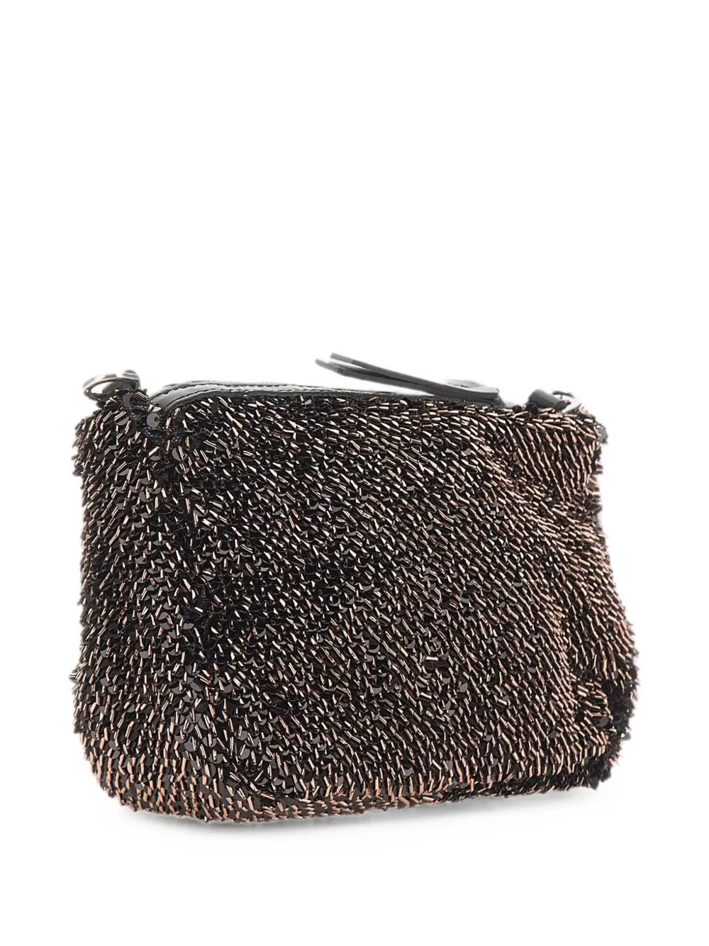 GIANNI CHIARINI Nora Pouch clutch met pailletten Bruin