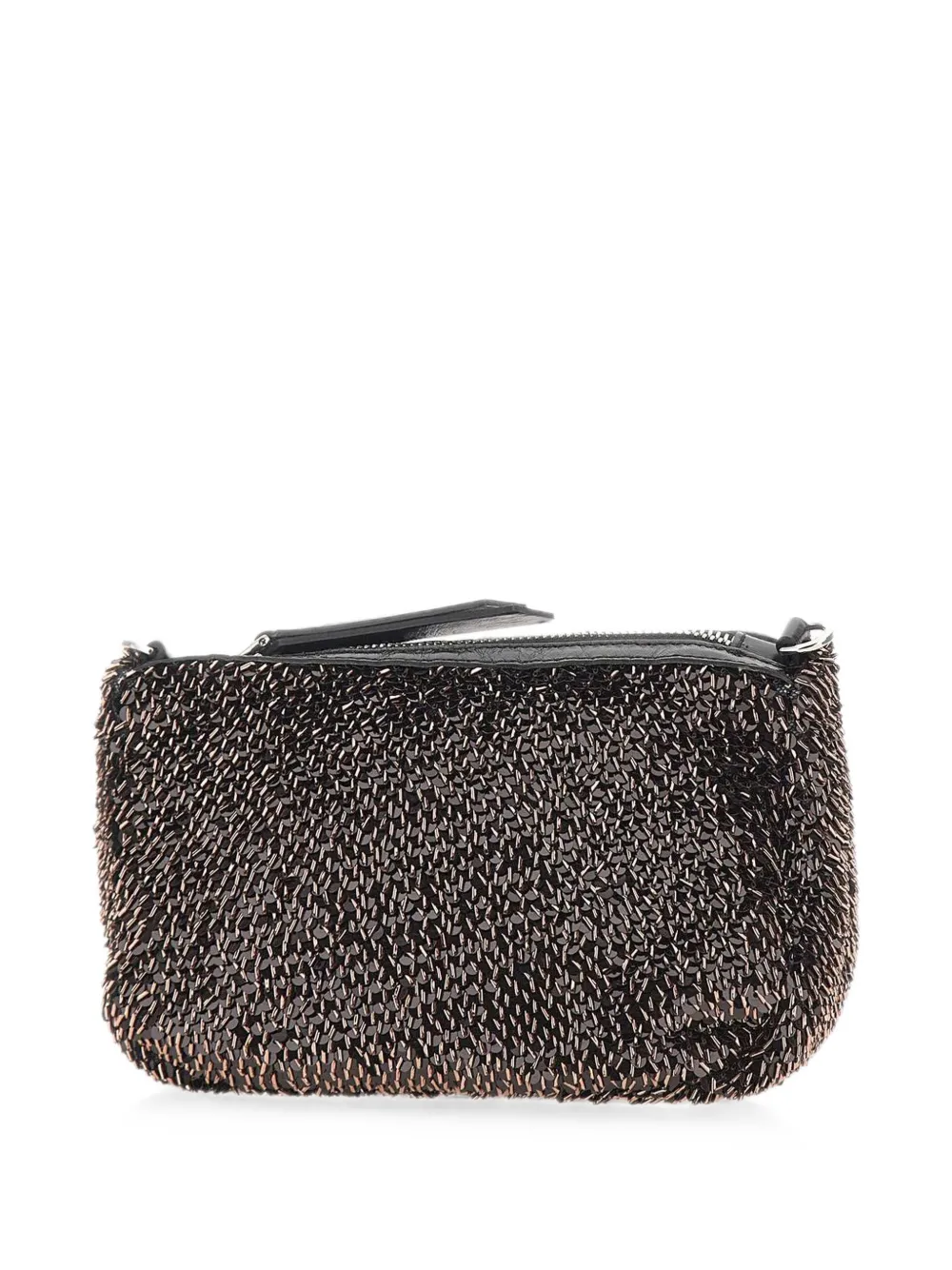 GIANNI CHIARINI Nora Pouch clutch met pailletten Bruin