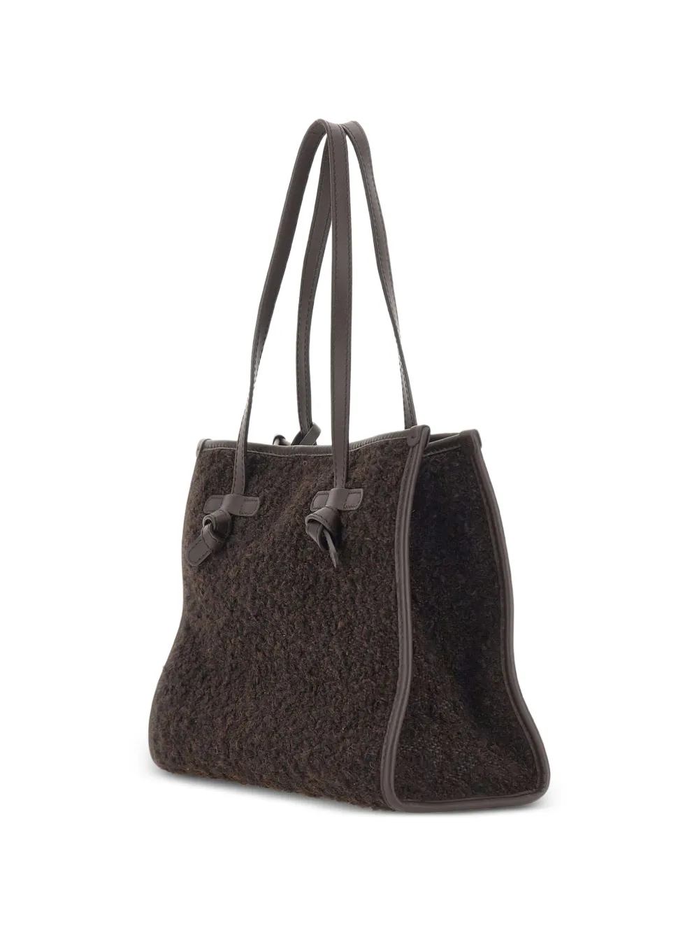 MARCELLA CLUB Marcella shopper met bouclé-effect Bruin