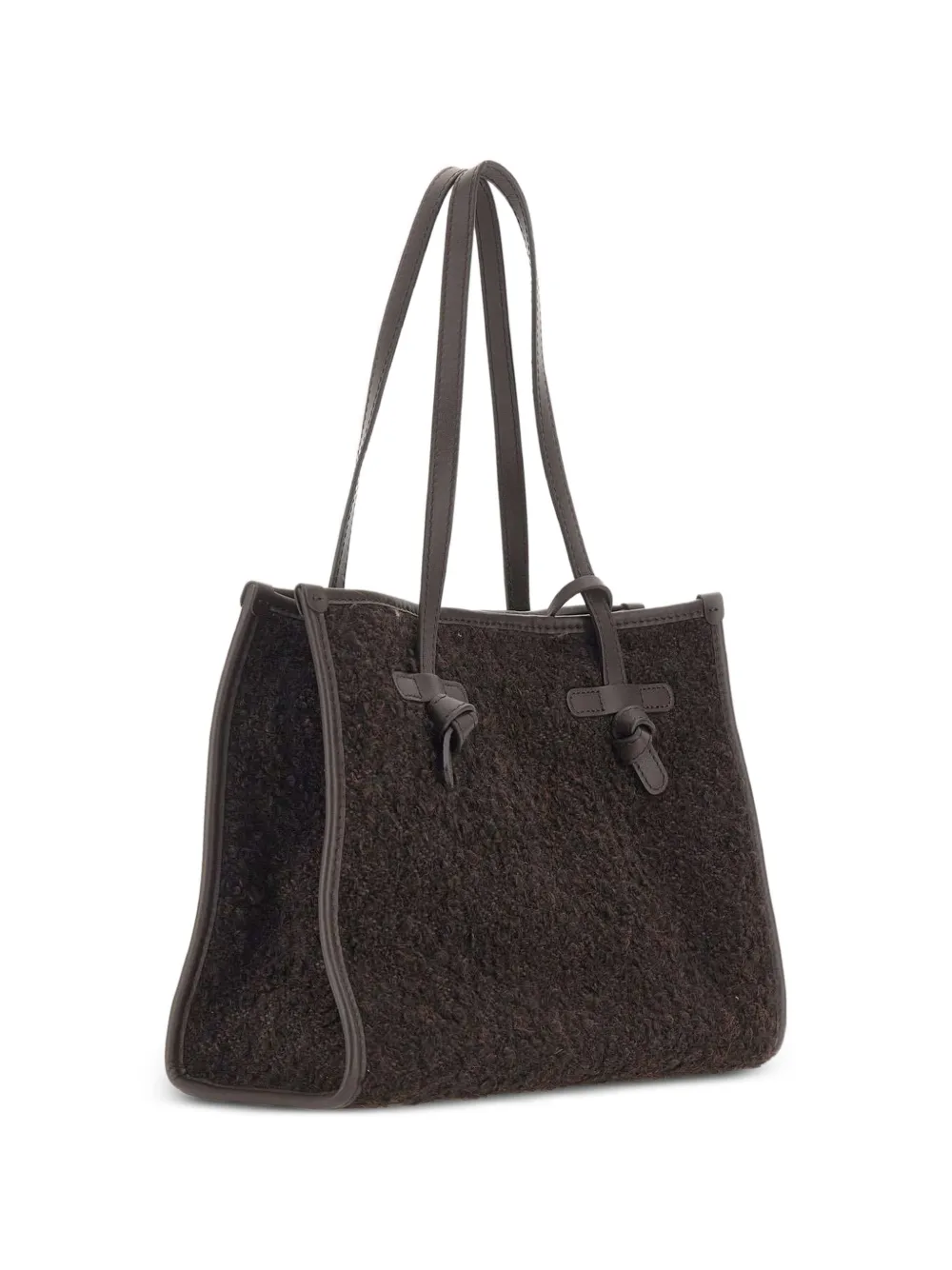 MARCELLA CLUB Marcella shopper met bouclé-effect Bruin