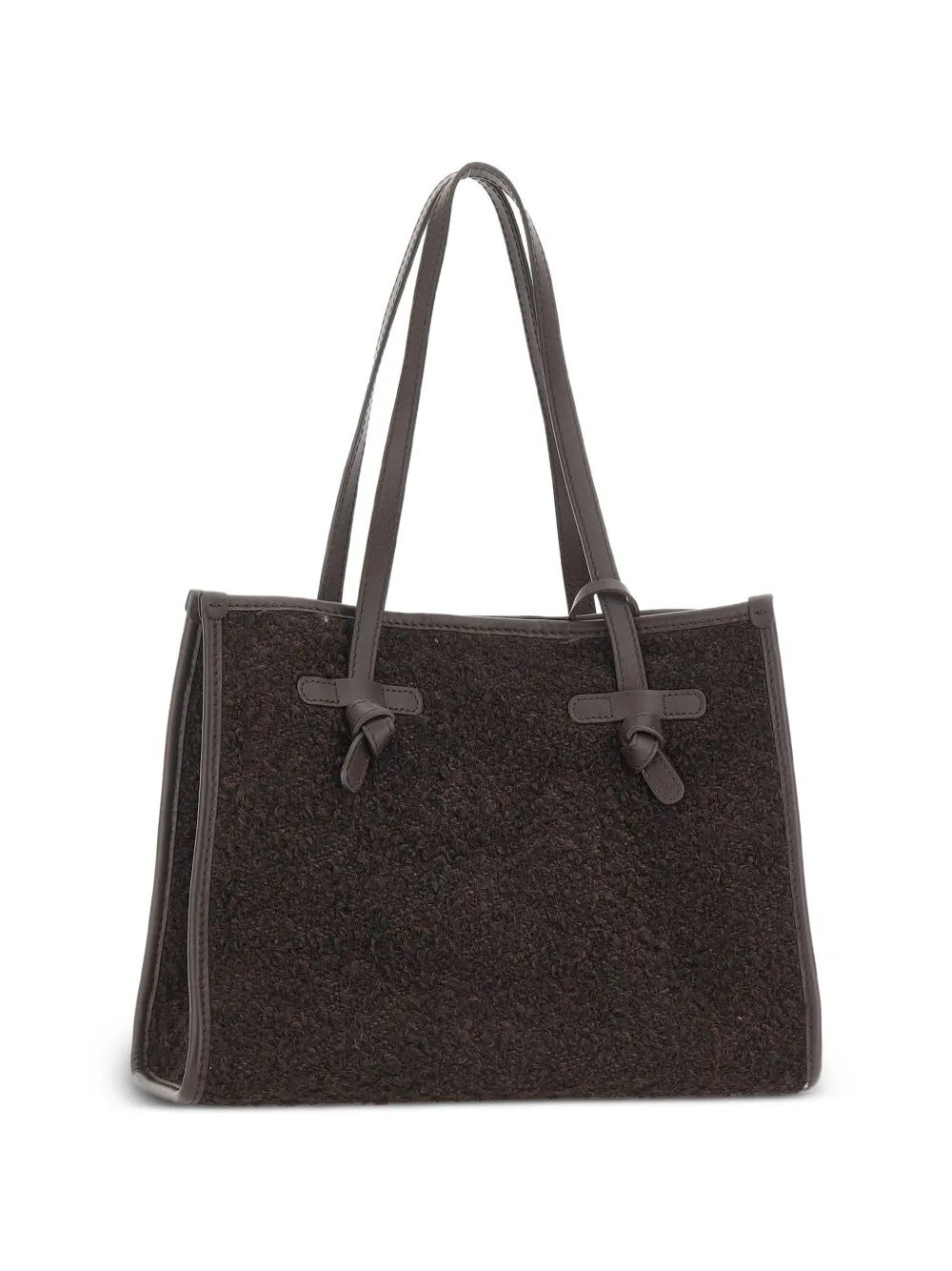 MARCELLA CLUB Marcella shopper met bouclé-effect Bruin