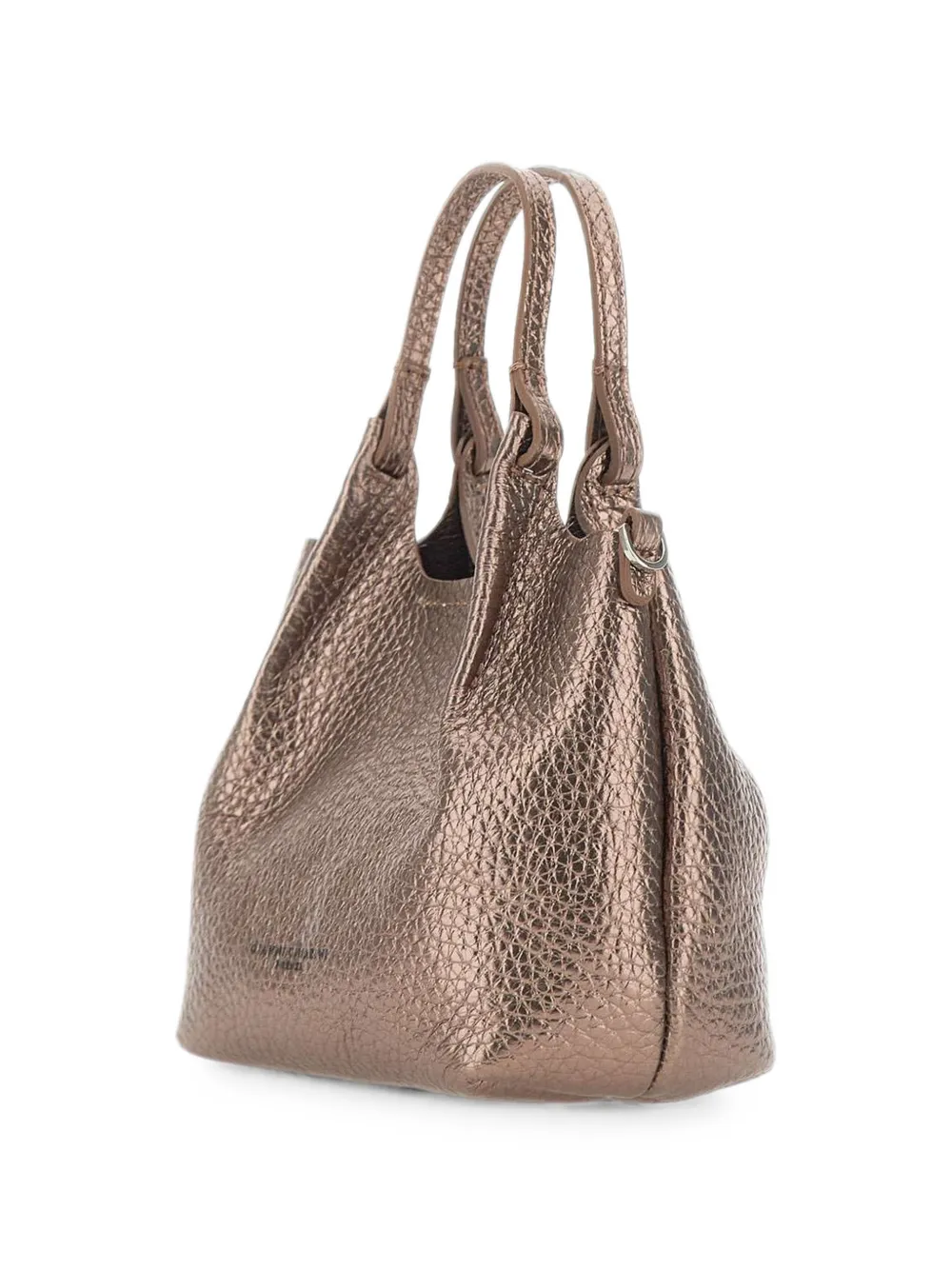 GIANNI CHIARINI Kleine Dua shopper van bewerkt leer Bruin