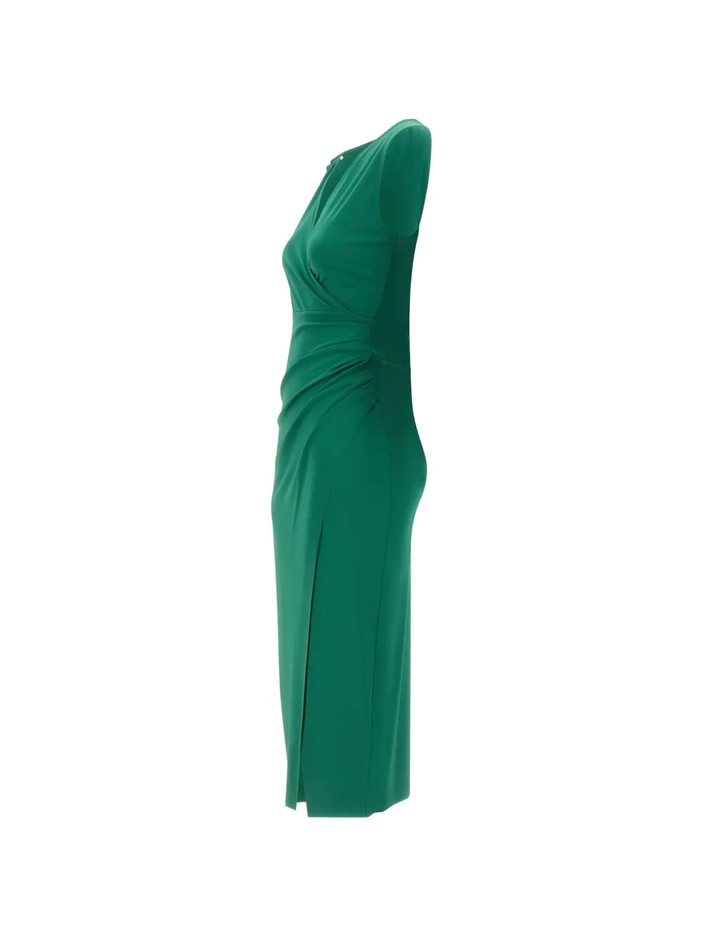  Kaos Vestido Drapeado - Verde 
