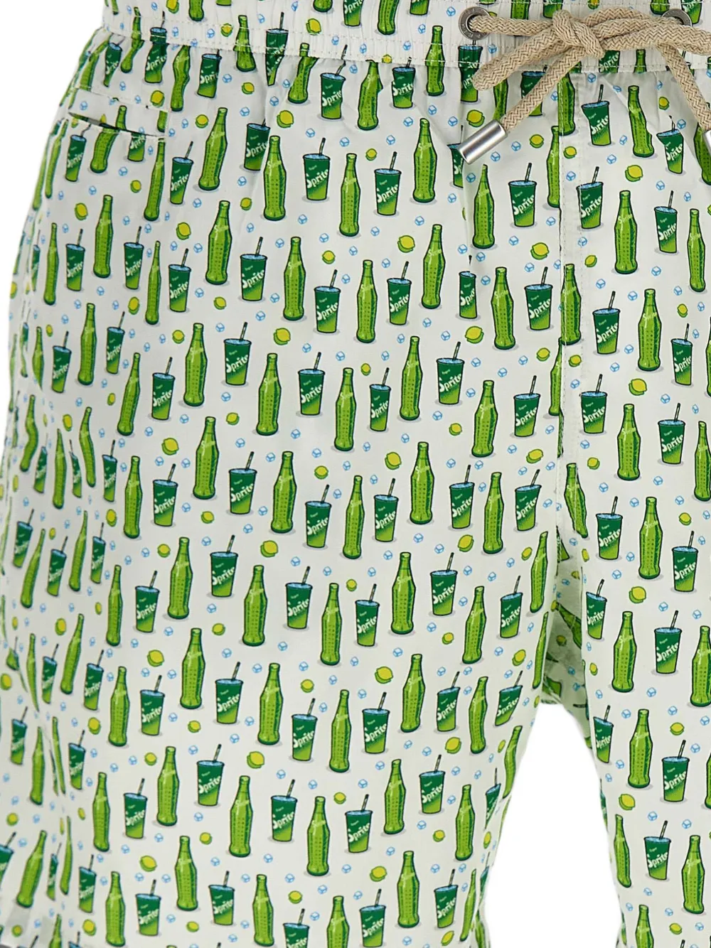 MC2 Saint Barth Zwembroek met print Wit