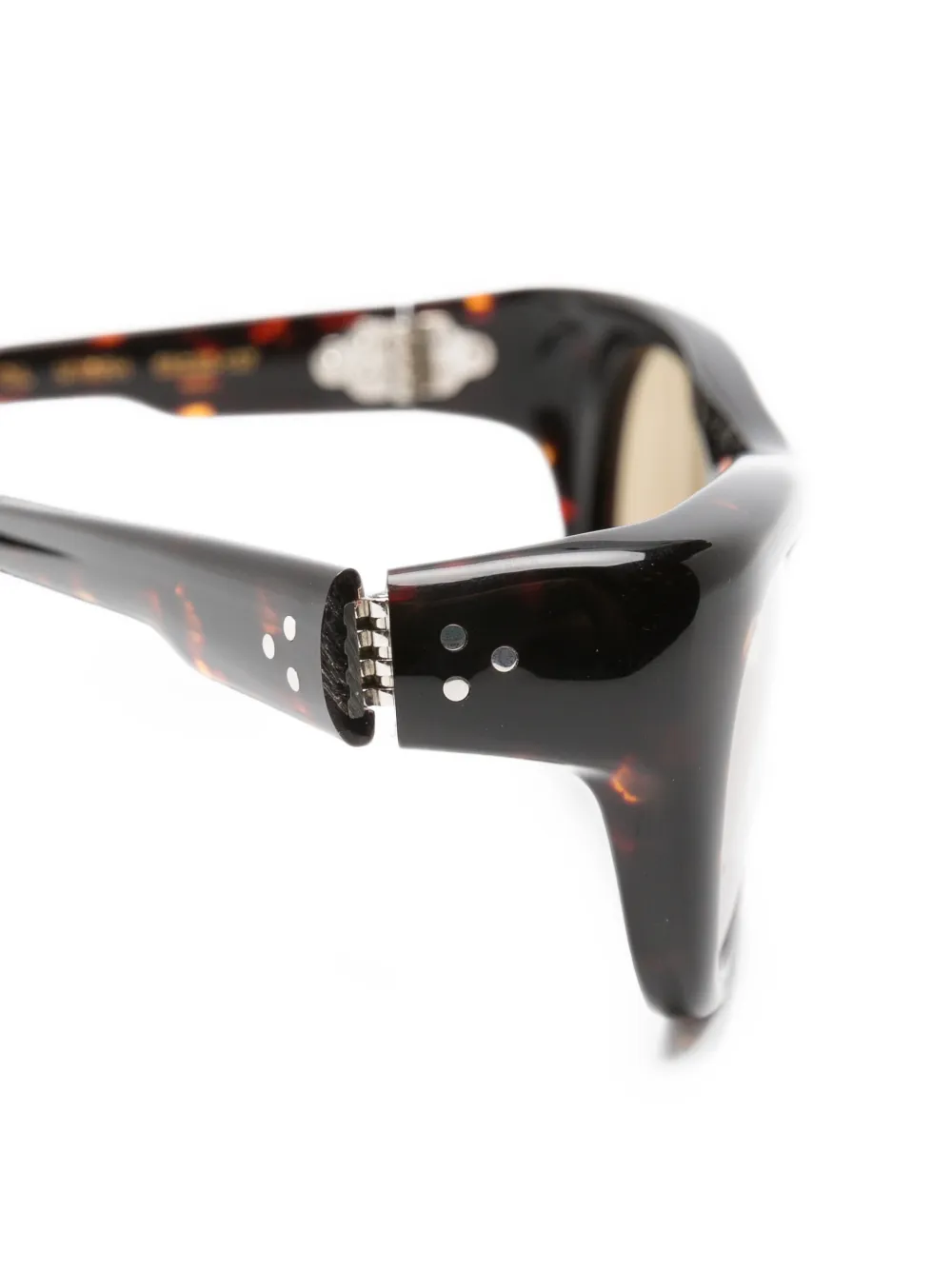Port Tanger Zonnebril met rechthoekig montuur Bruin
