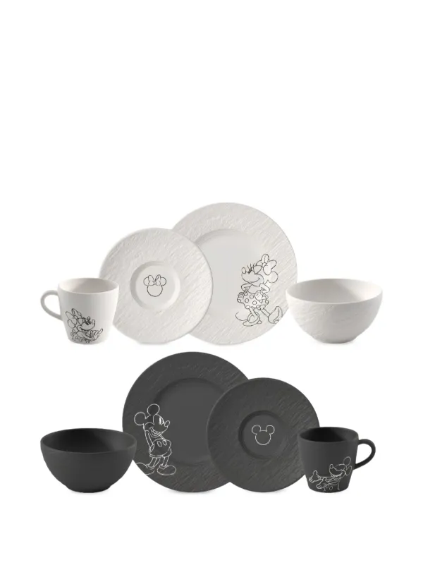 Villeroy & Boch Manufacture Mickey Mouse Breakfast Set | White