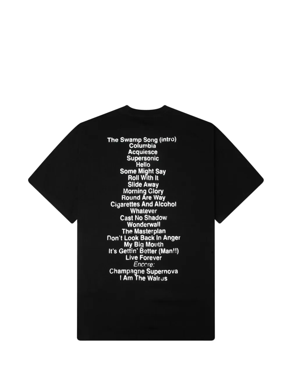Pleasures x Oasis All Access T-shirt Zwart