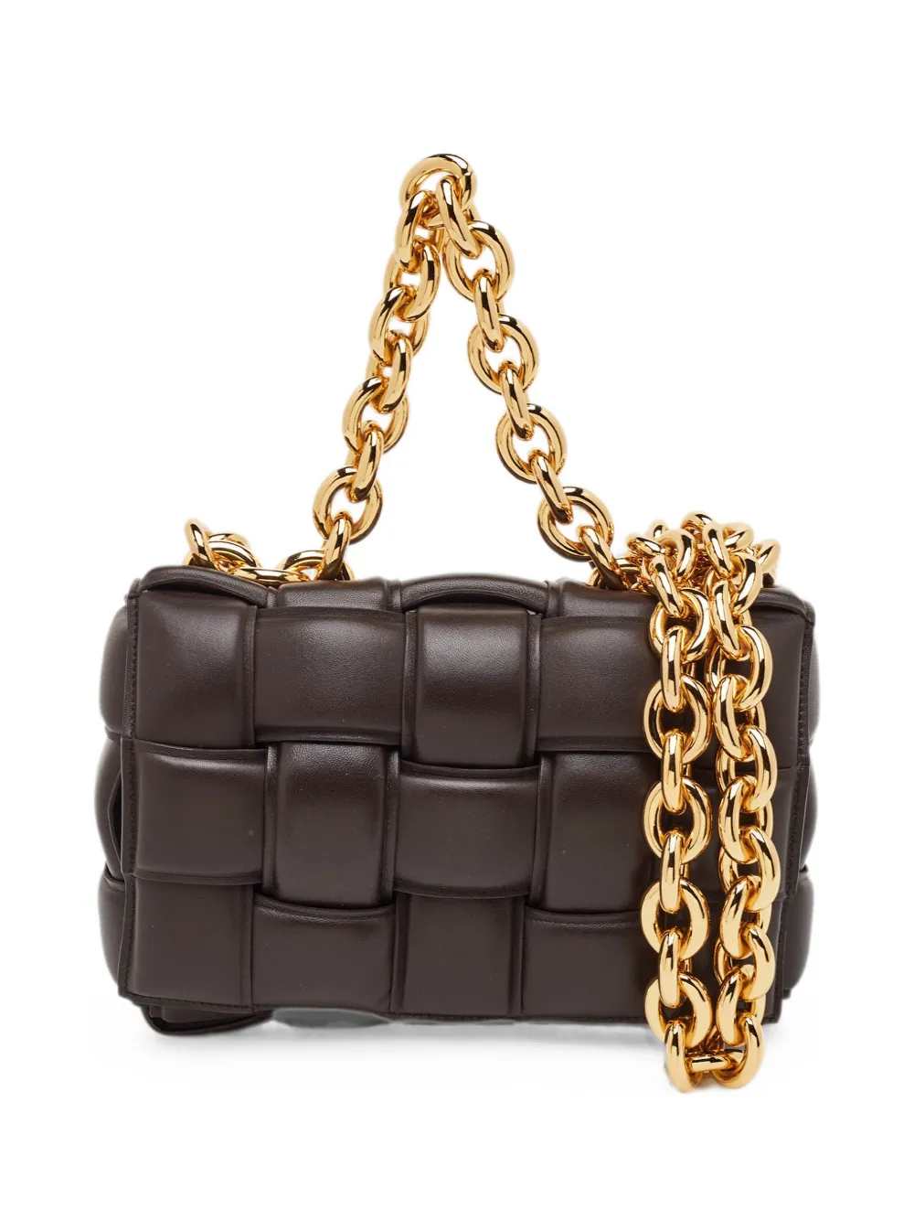 Bottega Veneta Pre-Owned Cassette Chain shoulder bag - Marrone