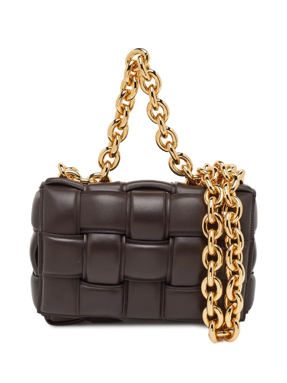 Bottega Veneta Pre-Owned Cassette Chain shoulder bag - Marrone