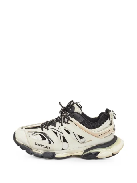 Balenciaga Pre-Owned rack faux-leather and mesh sneakers
