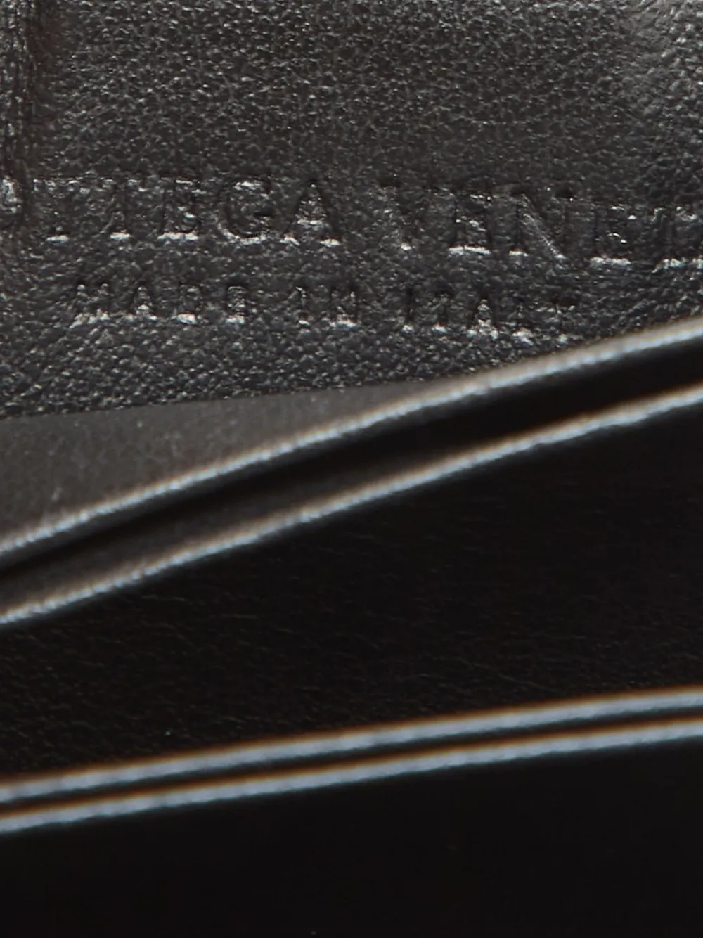Bottega Veneta Pre-Owned イントレチャート カードケース | ブラック