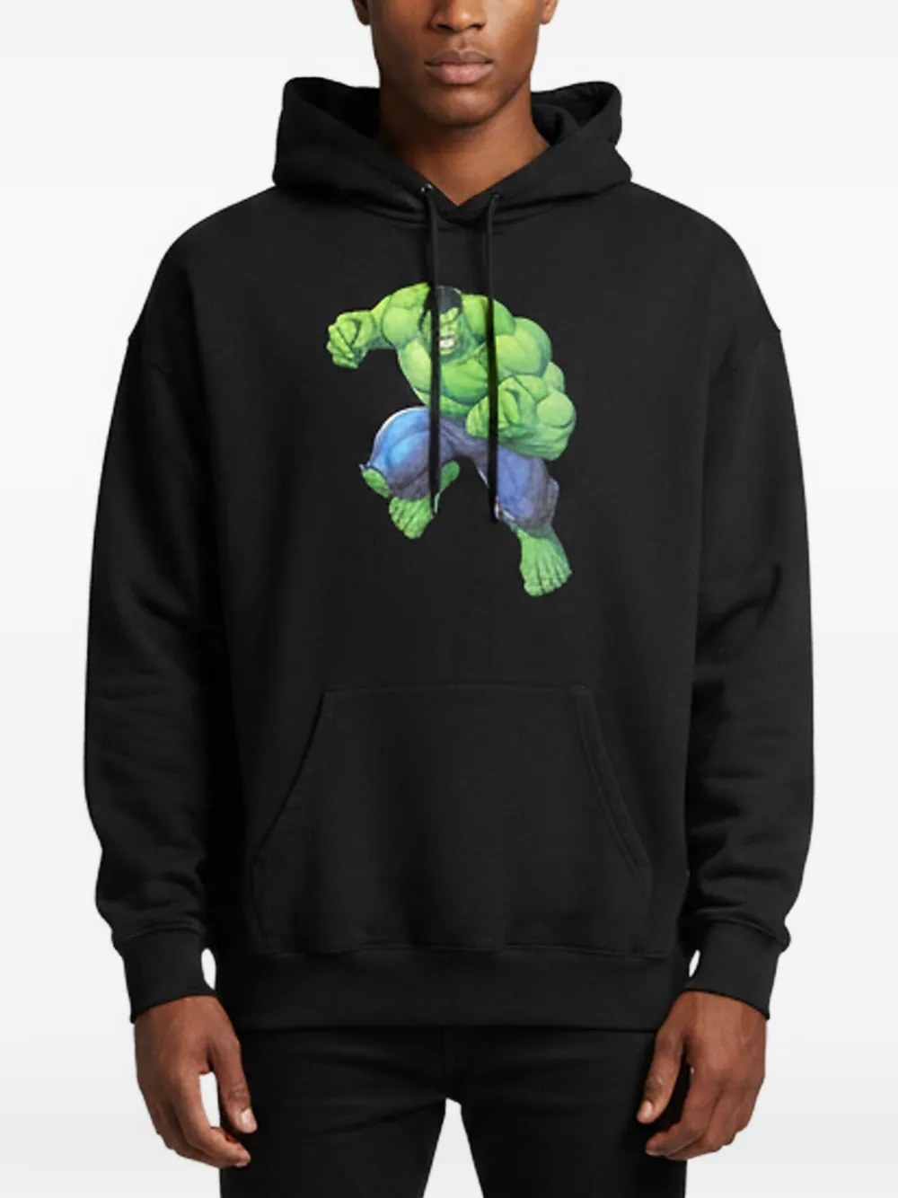 Balenciaga Pre-Owned x Marvel Hulk-print oversized hoodie - Nero