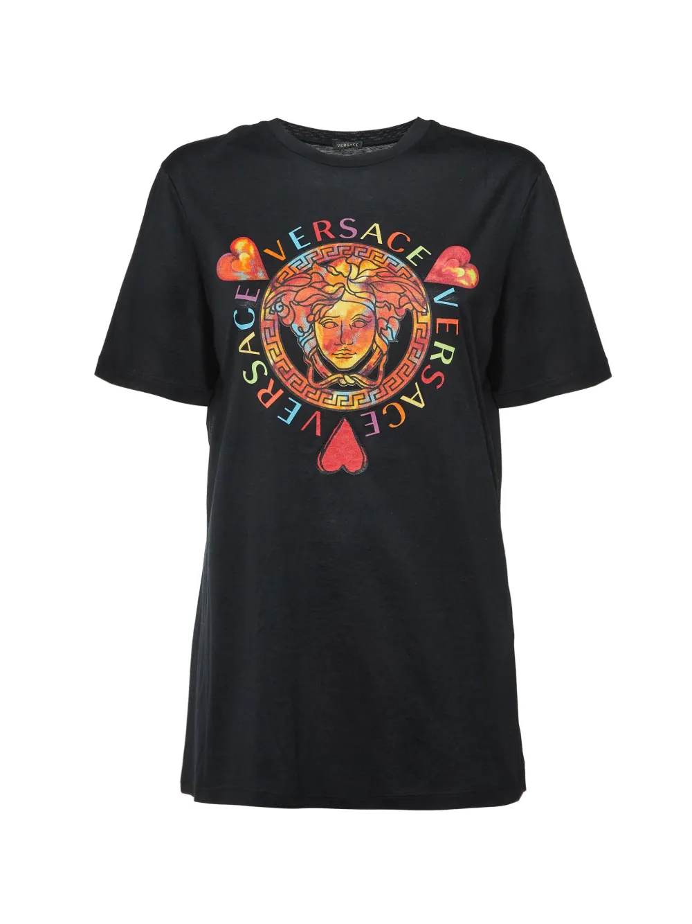 Versace Pre-Owned Medusa logo-print T-shirt - Nero