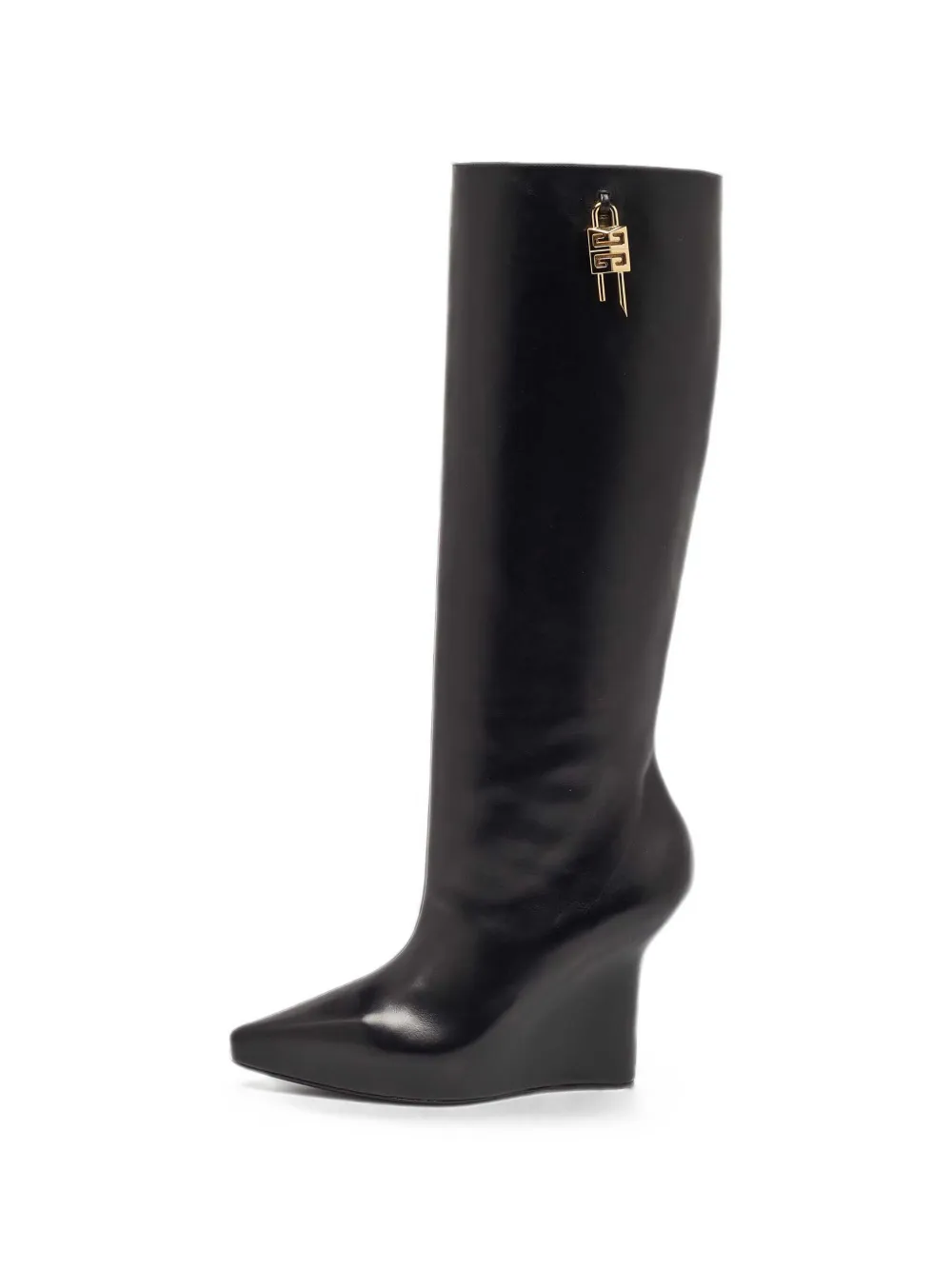 Givenchy Pre-Owned Shark Lock wedge boots - Nero