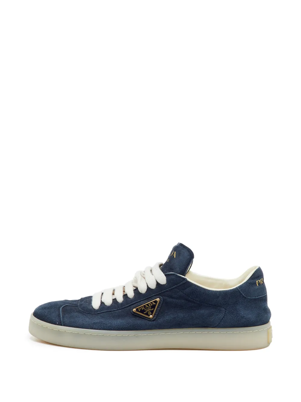 Prada Pre-Owned Sneakers Lane in pelle scamosciata - Blu