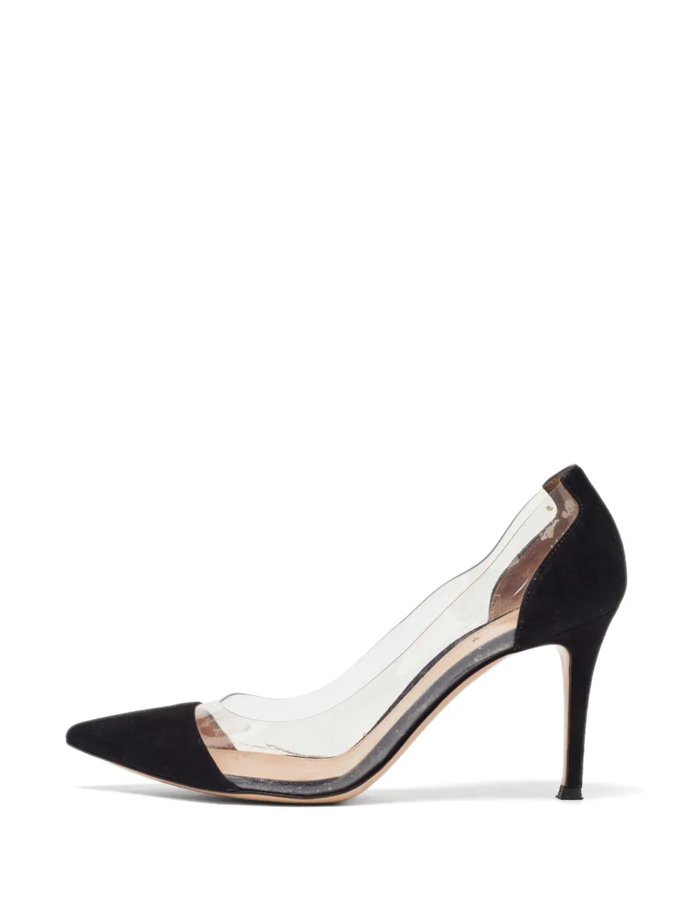 Gianvito Rossi Plexi pointed-toe pumps - Weiß
