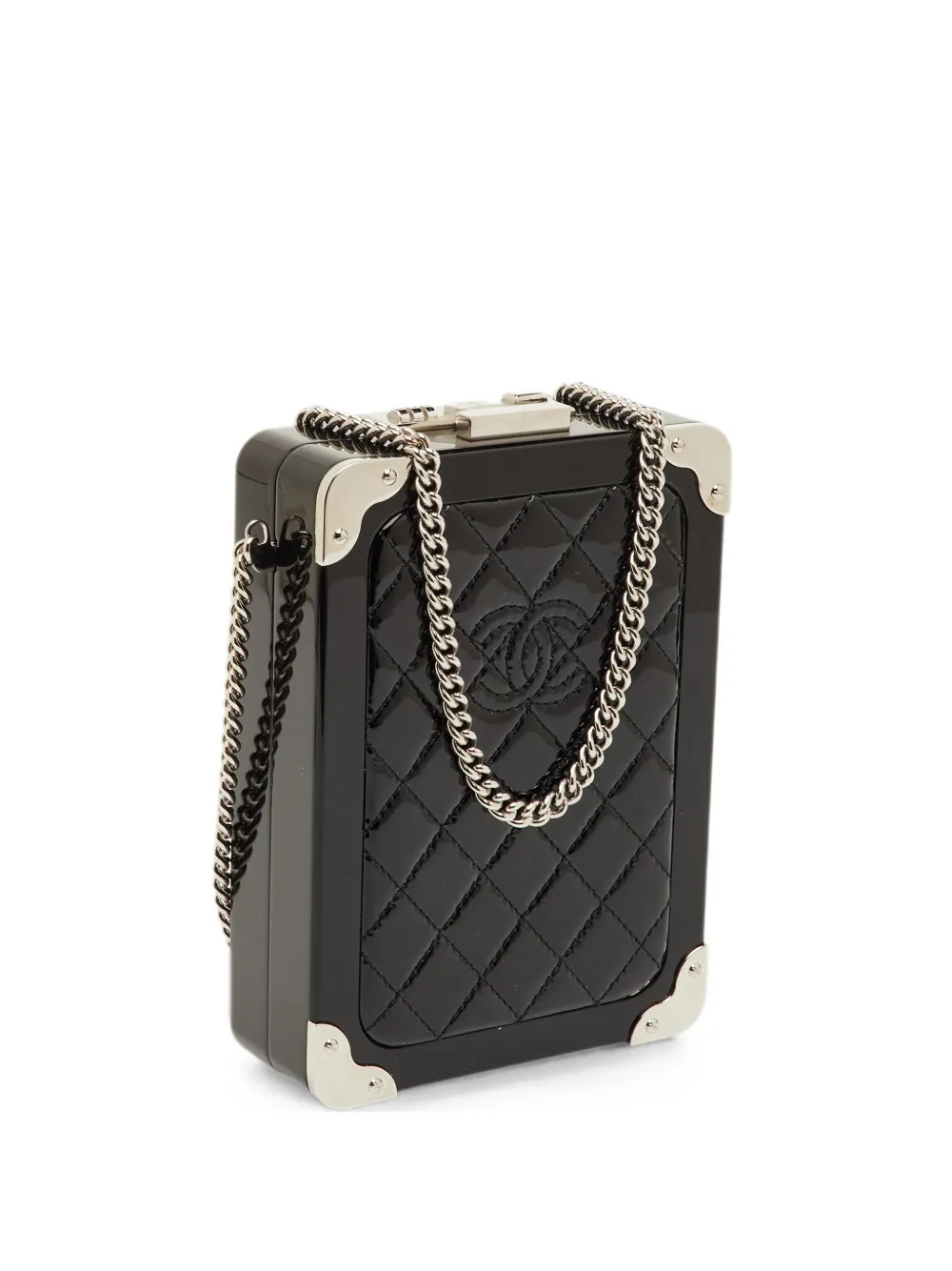 CHANEL Pre-Owned 2016-2017 mini Evening In The Air trolley minaudière crossbody bag - Nero