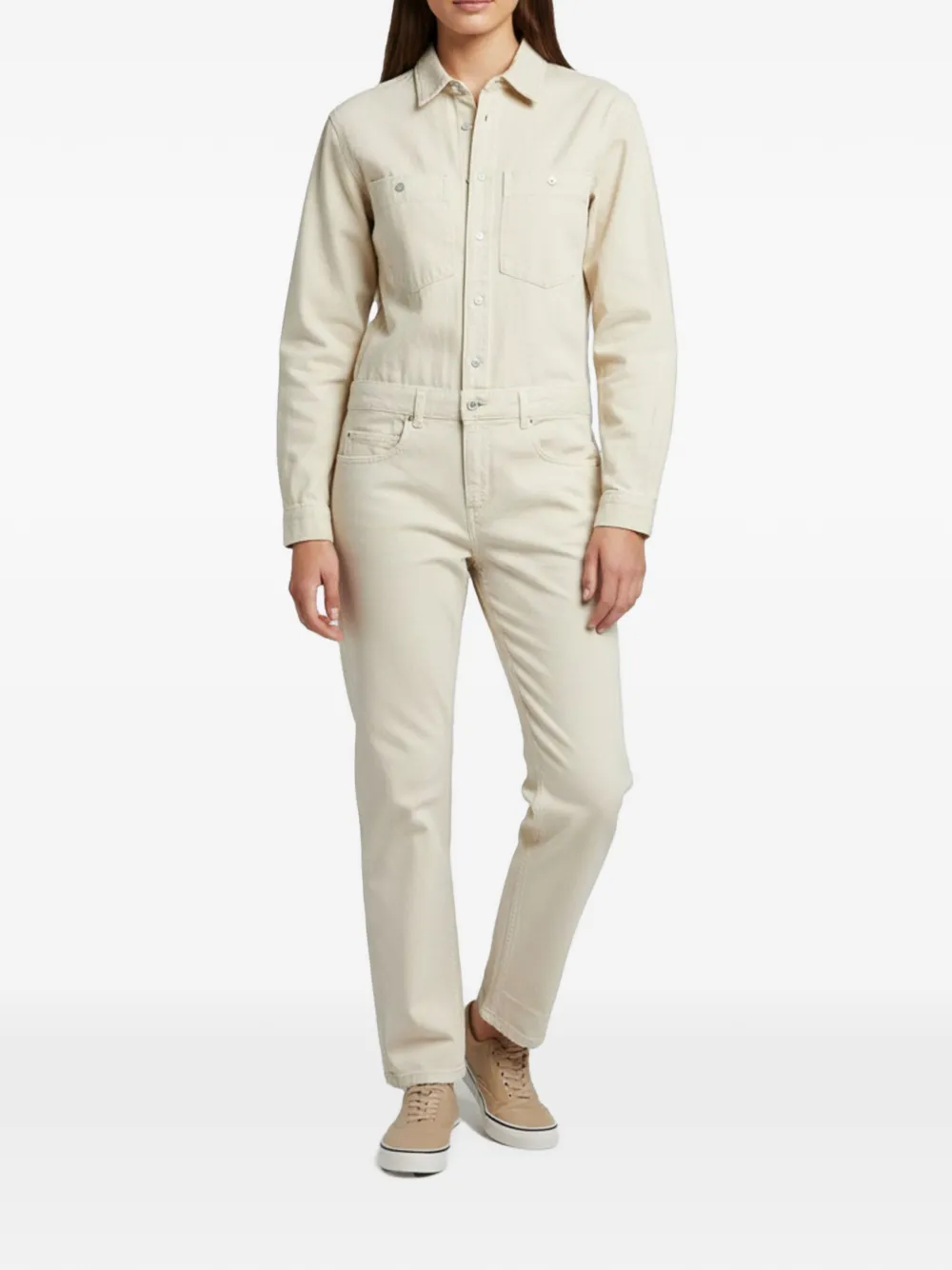 Isabel Marant Vintage Imane denim jumpsuit - Toni neutri