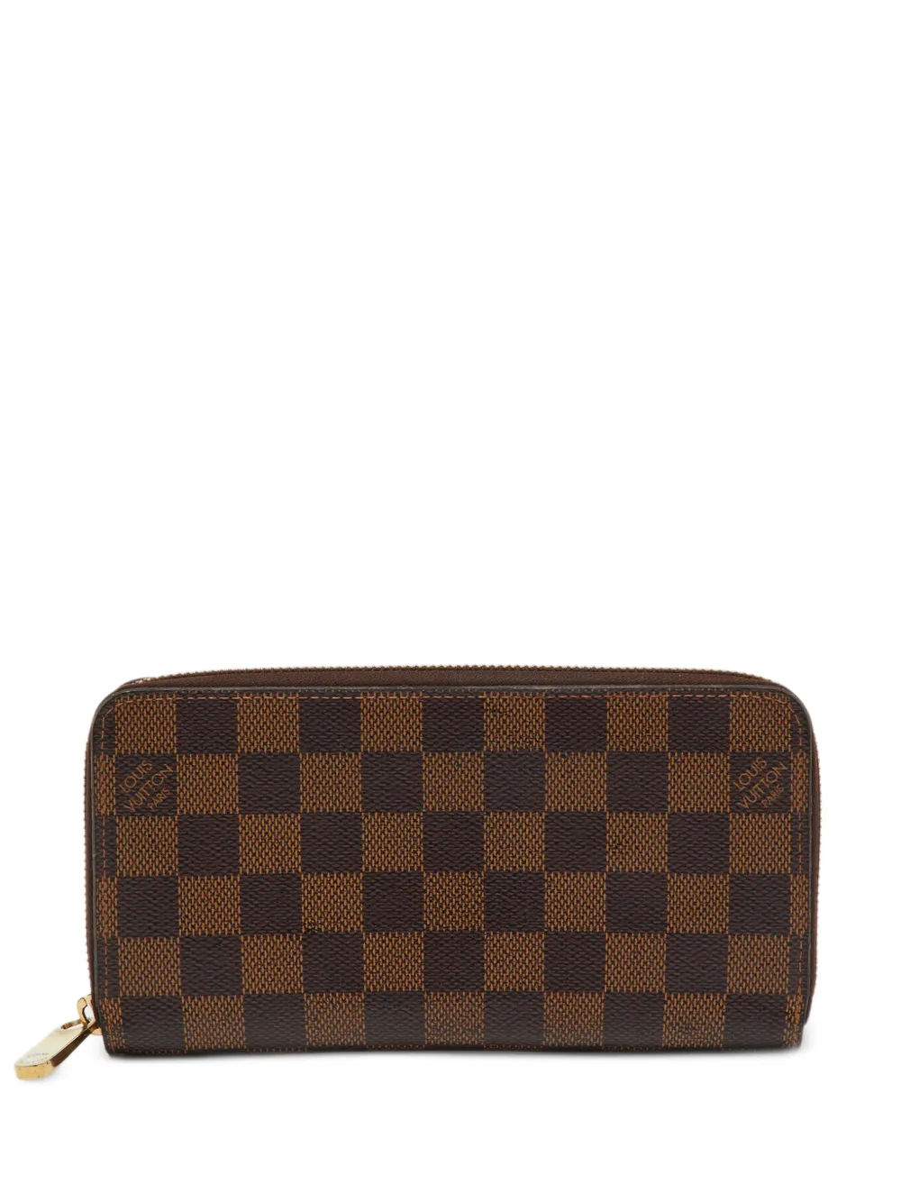 Louis Vuitton Pre-Owned 2018 Zippy Damier Ebene wallet - Marrone