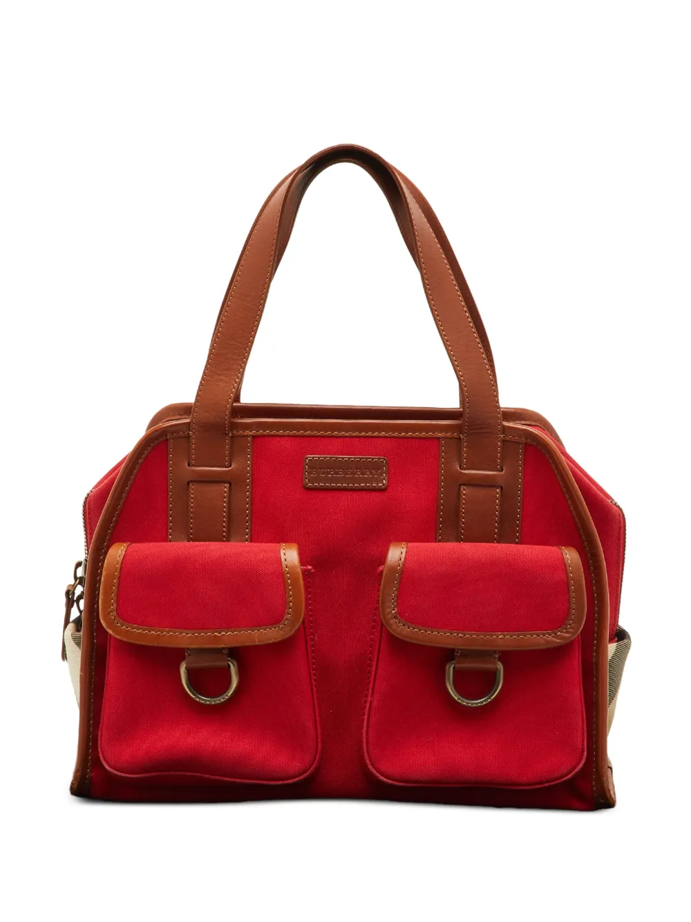 Burberry Pre-Owned Borsa a tracolla Nova Check - Rosso