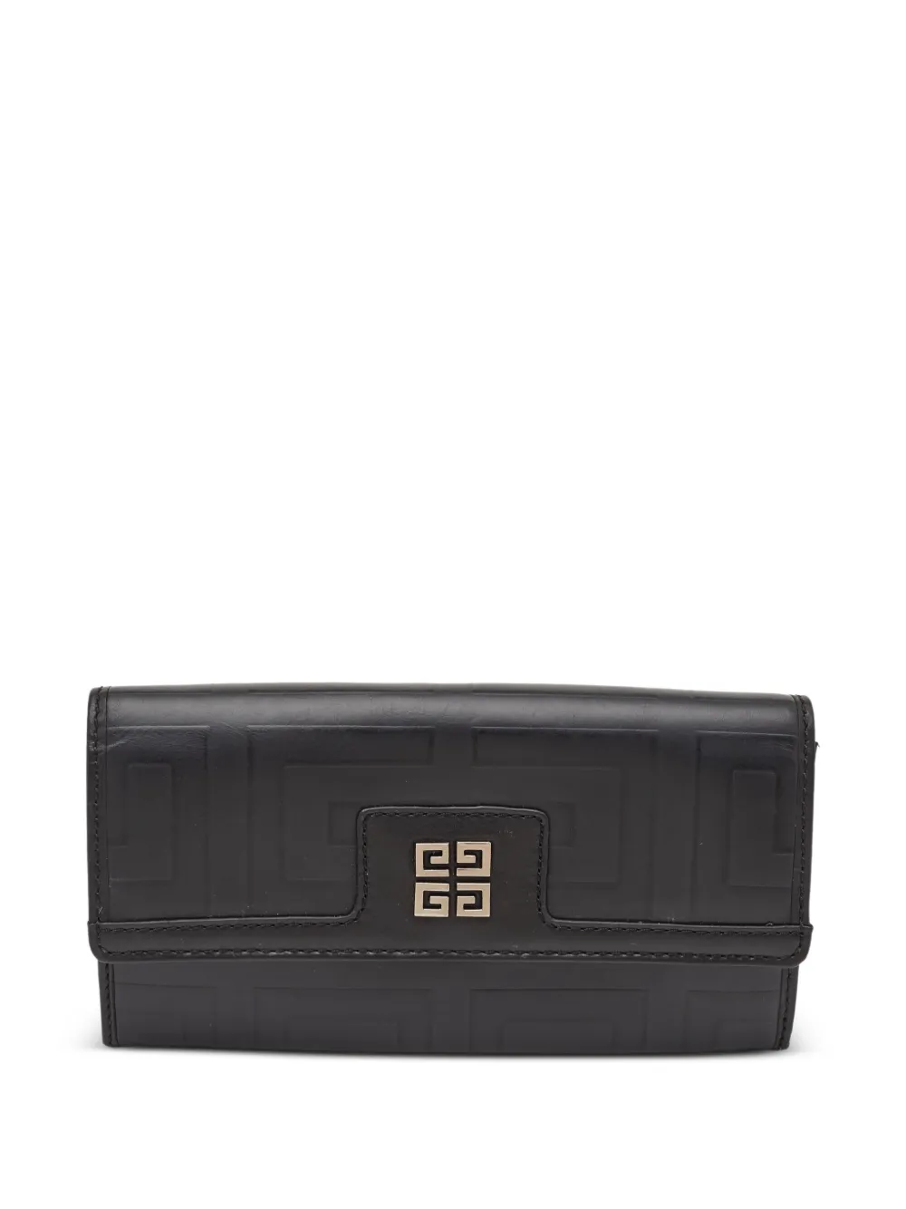 Givenchy Pre-Owned Portafoglio continental con monogramma - Nero