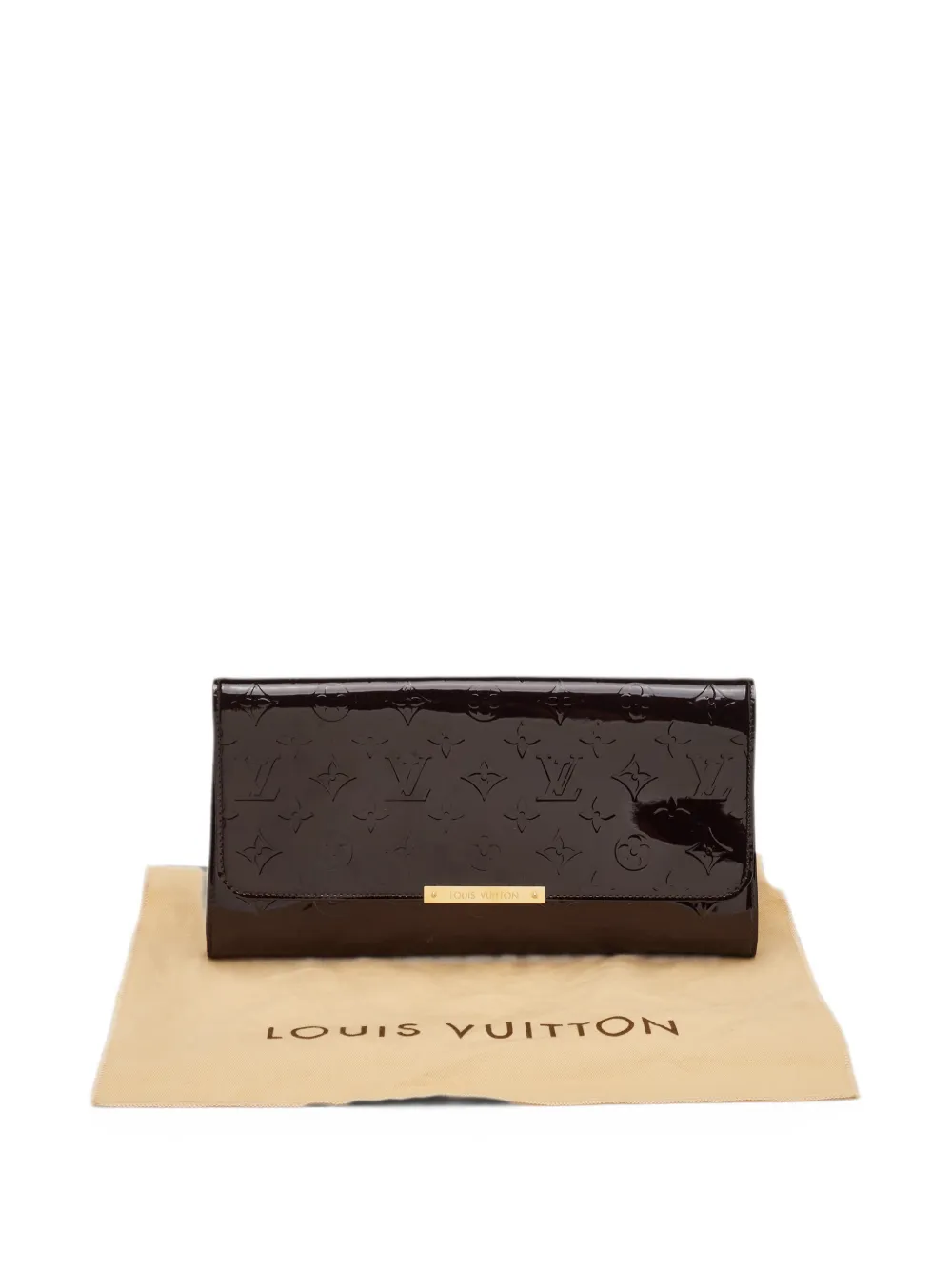 Louis Vuitton Pre-Owned 2011 Amarante Monogram Vernis Robertson clutch Bruin