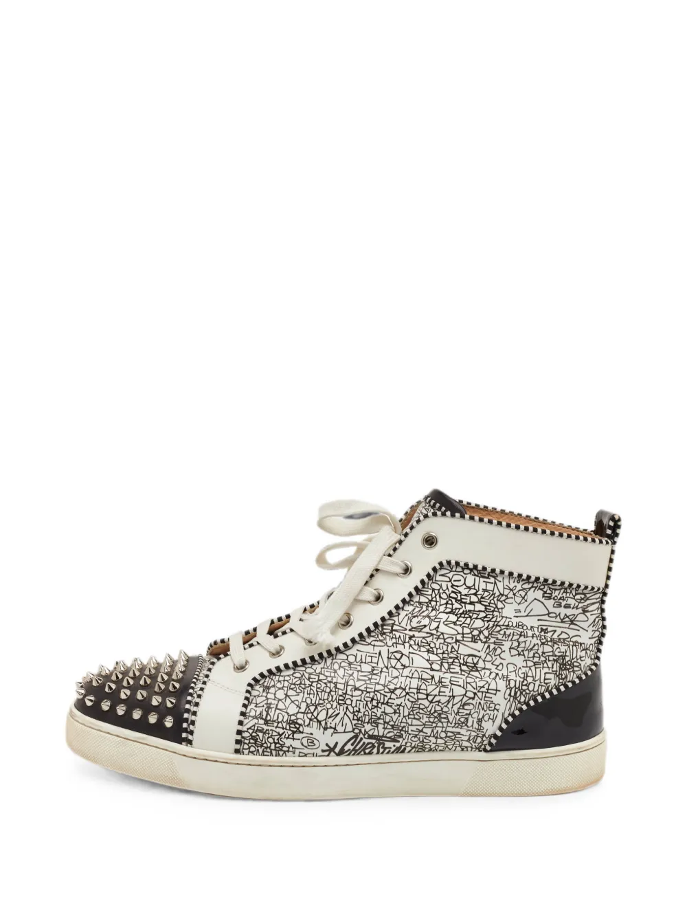 Christian Louboutin Pre-Owned Rantus Orlato graffiti sneakers - Weiß