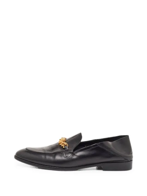 Versace Pre-Owned Medusa leather loafers