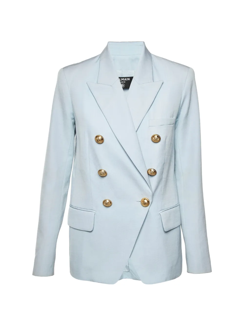 Balmain Pre-Owned double-breasted blazer - Blau