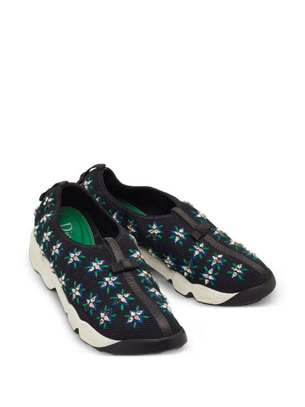 Christian Dior Pre-Owned Fusion ビジュートリム スニーカー