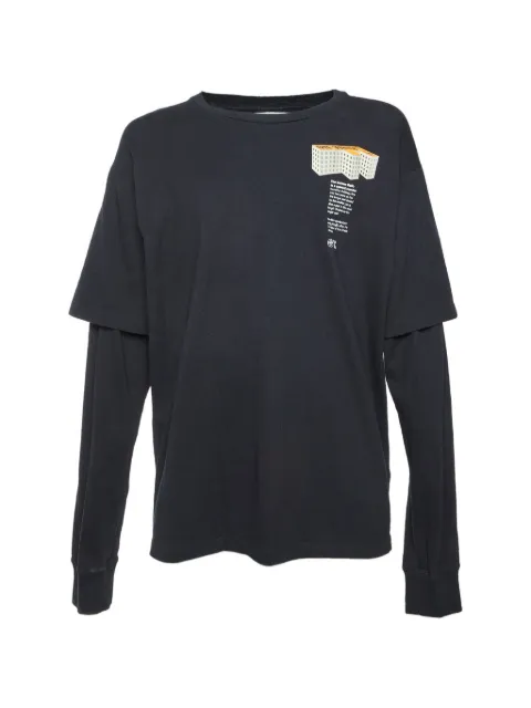 Off-White Pre-Owned playera con estampado gráfico