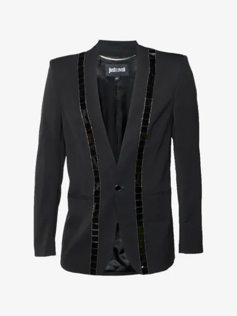 Just Cavalli Vintage blazer boutonné à ornements