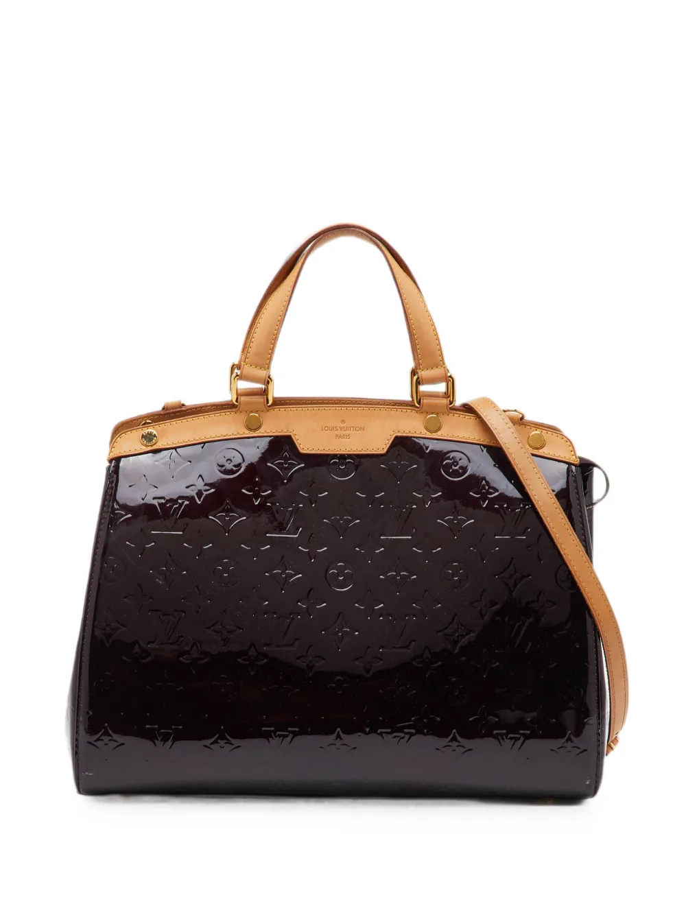 Louis Vuitton Pre-Owned 2010 GM Brea Monogram Vernis handbag - Viola