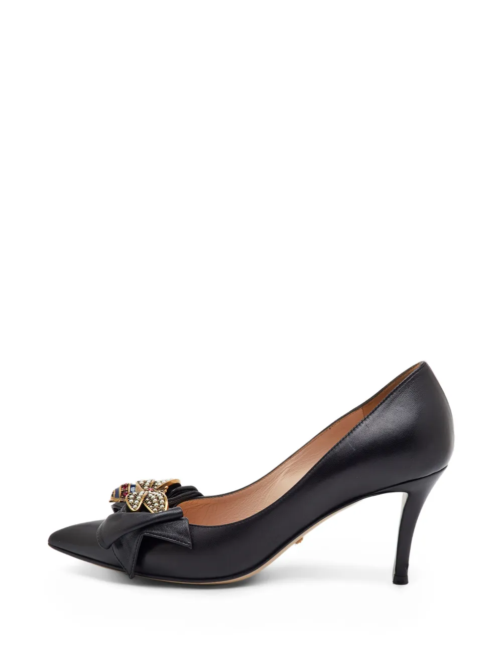 Gucci Pre-Owned Queen Margaret Pumps mit Schleife - Schwarz