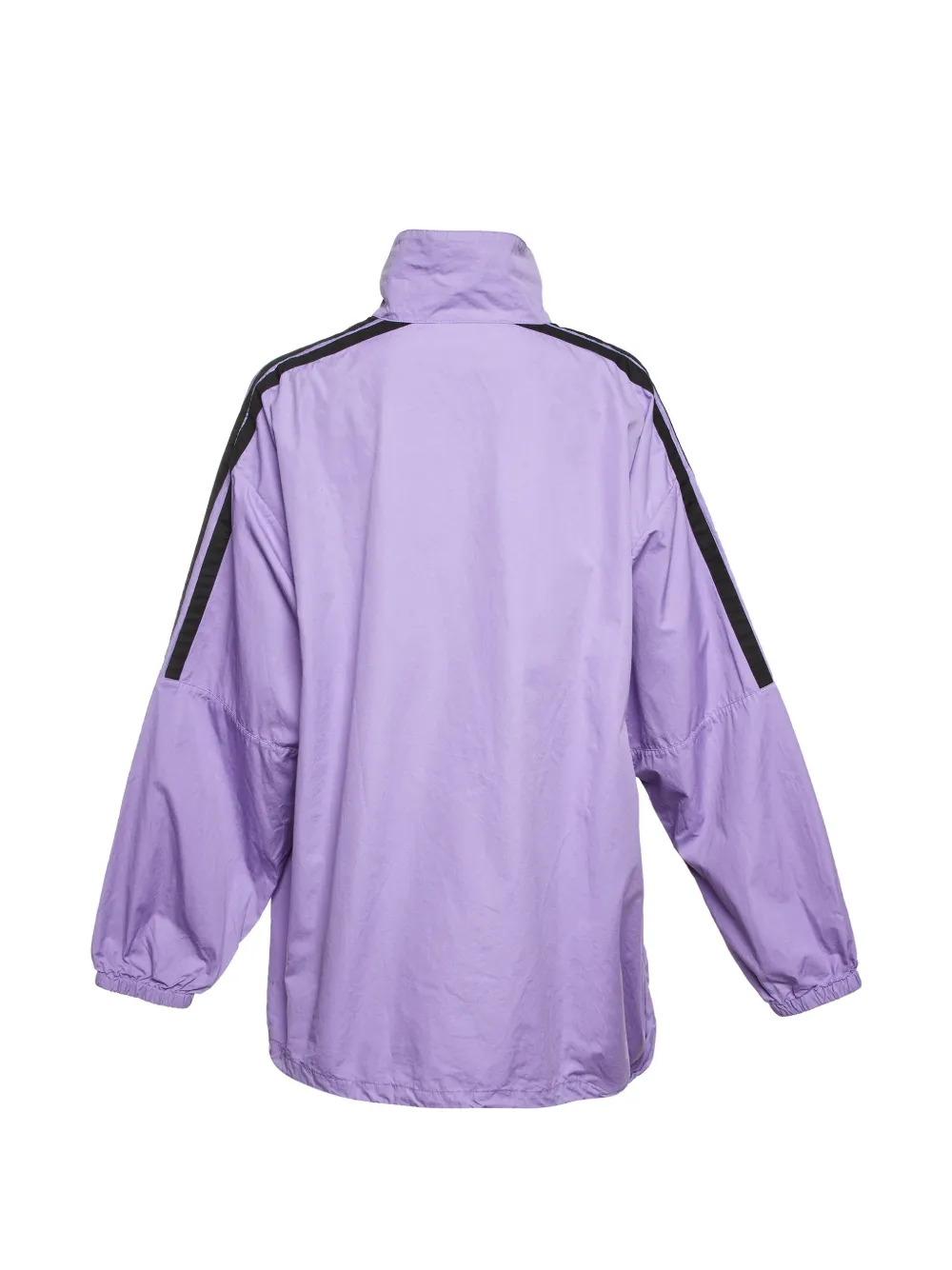 Balenciaga Pre-Owned logo-print oversized track jacket - Viola