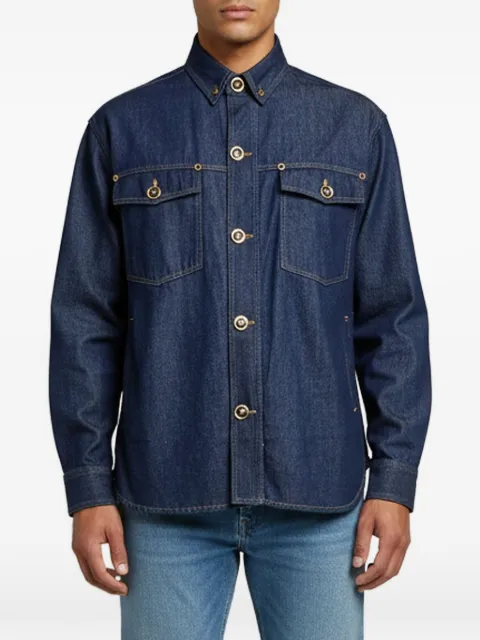 Versace Pre-Owned Medusa Head buttons denim shirt