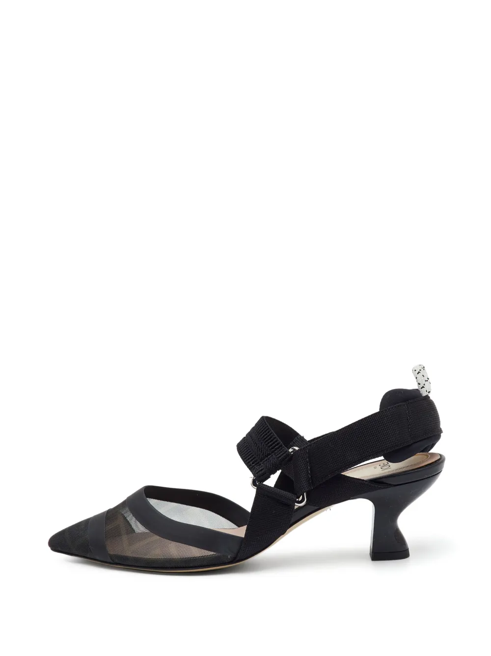 Fendi Pre-Owned Colibri Zucca mesh pumps - Schwarz