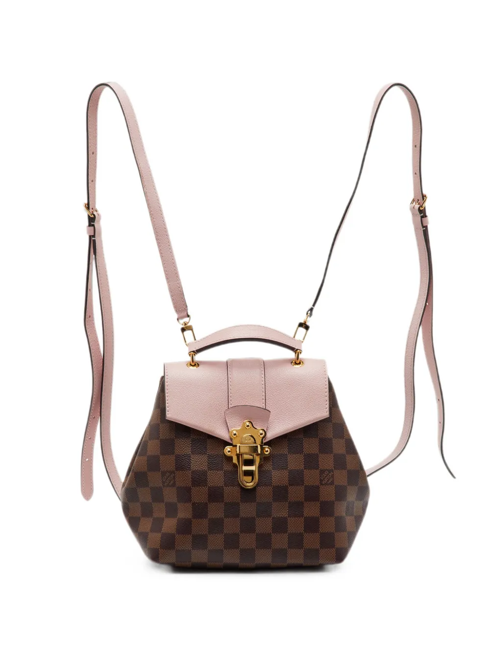 Louis Vuitton Pre-Owned Damier Ebene Clapton backpack - Marrone