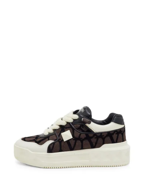 Valentino Garavani Pre-Owned One Stud Toile Iconographe sneakers