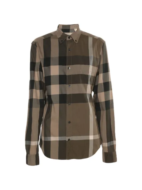 Burberry Pre-Owned checked long-sleeve shirt