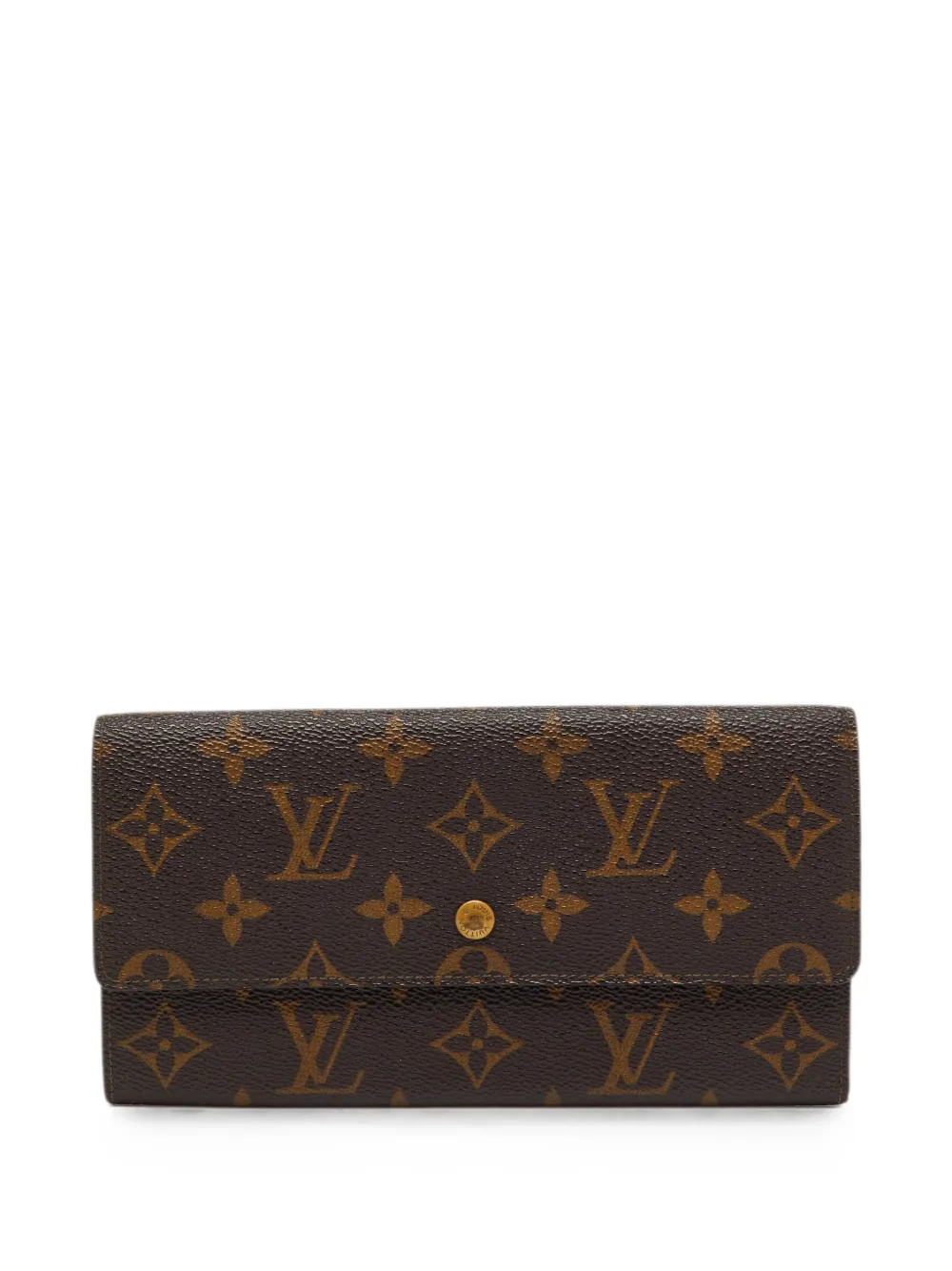 Louis Vuitton Pre-Owned Portafoglio Sarah con monogramma - Marrone