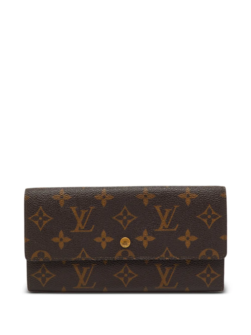 Louis Vuitton Pre-Owned Portafoglio Sarah con monogramma - Marrone