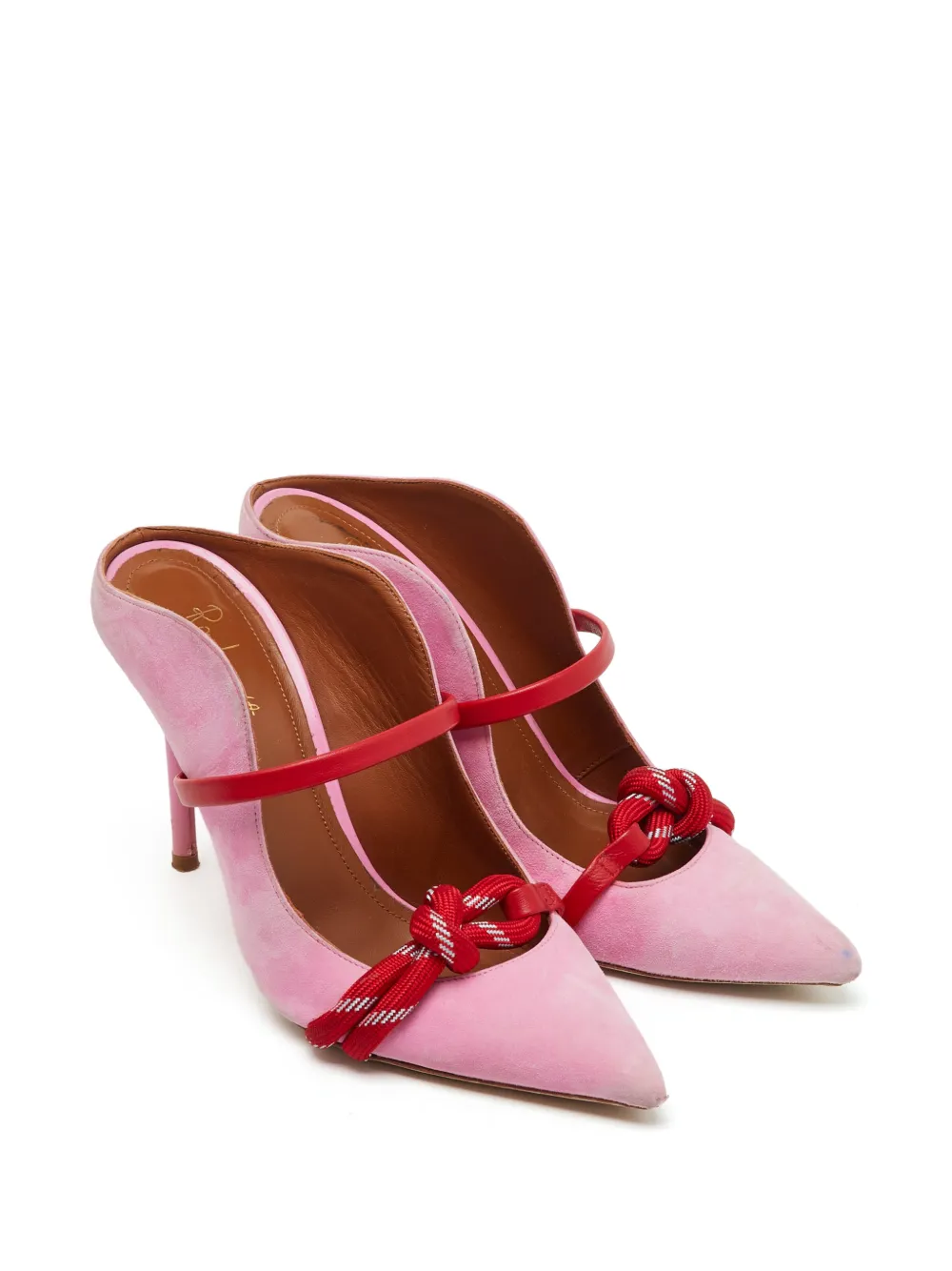 Malone Souliers Mules con nodo - Rosa